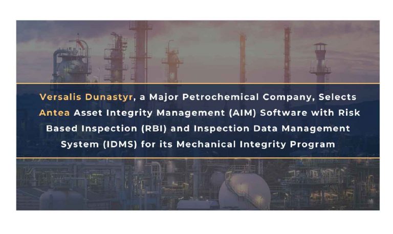 Versalis Dunastyr Selects Antea Web AIM Software