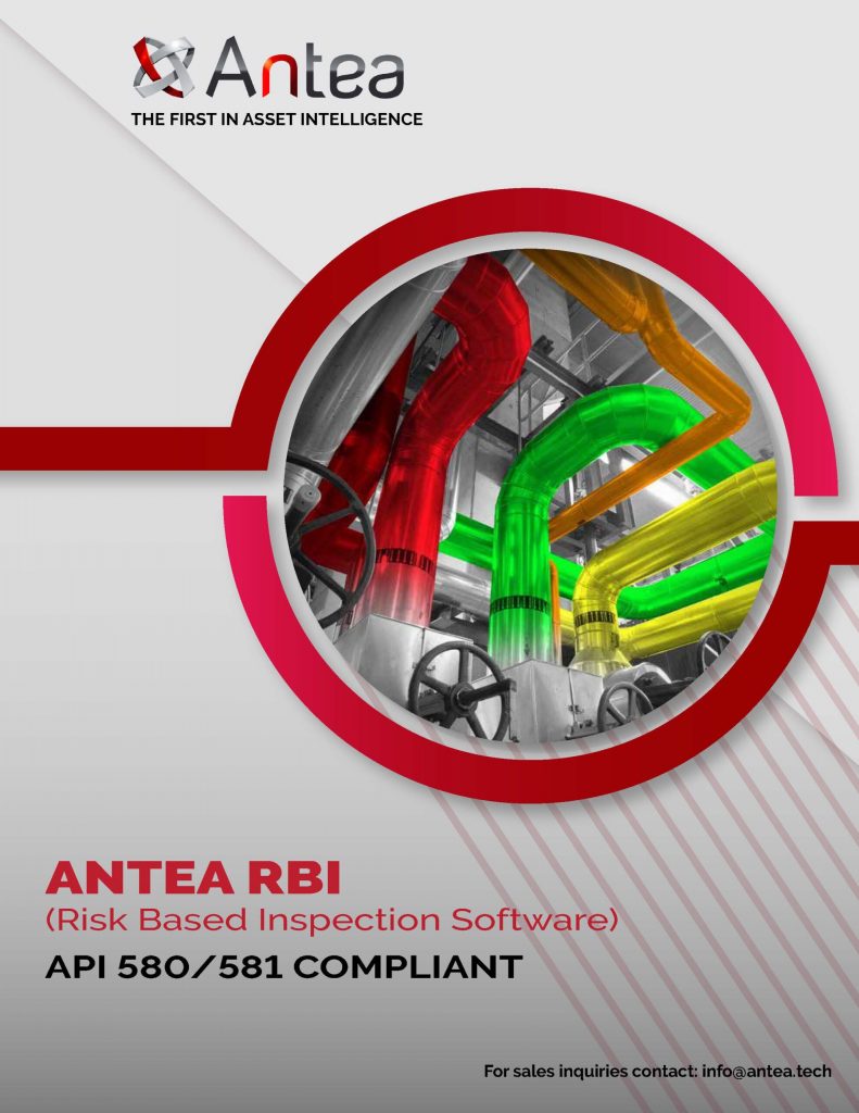 front cover of Antea RBI (risk based inspection) API 580/581 brochure