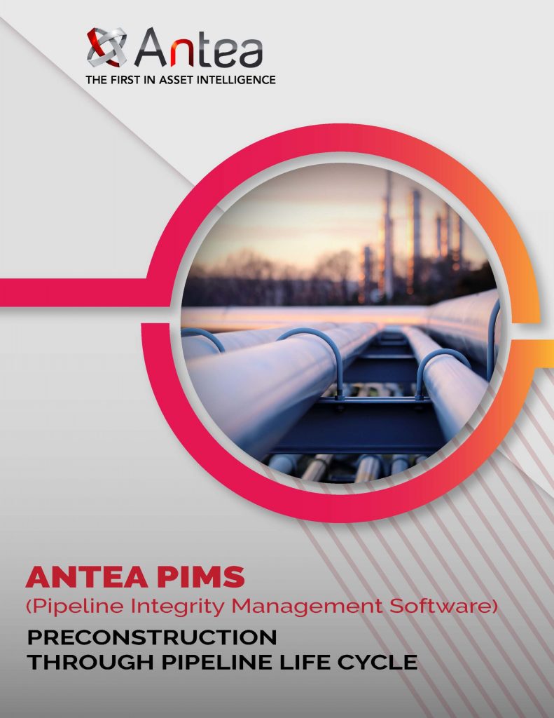 front cover of Antea pipeline integrity management (PIMS) brochure