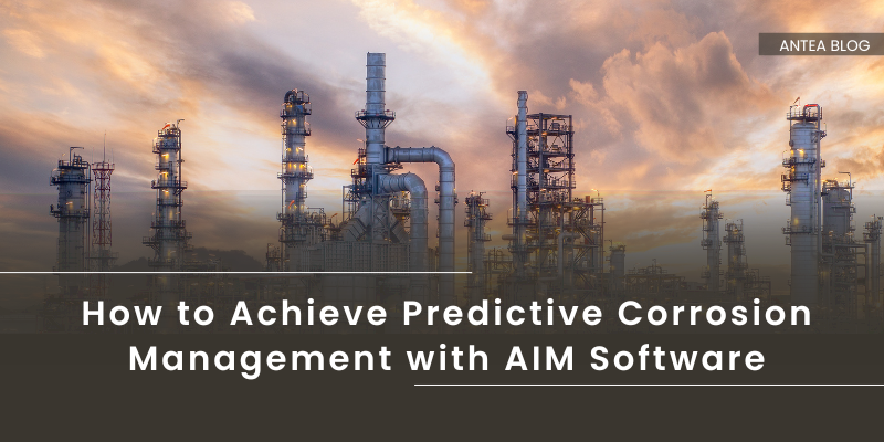 Predictive corrosion management with asset integrity management software.